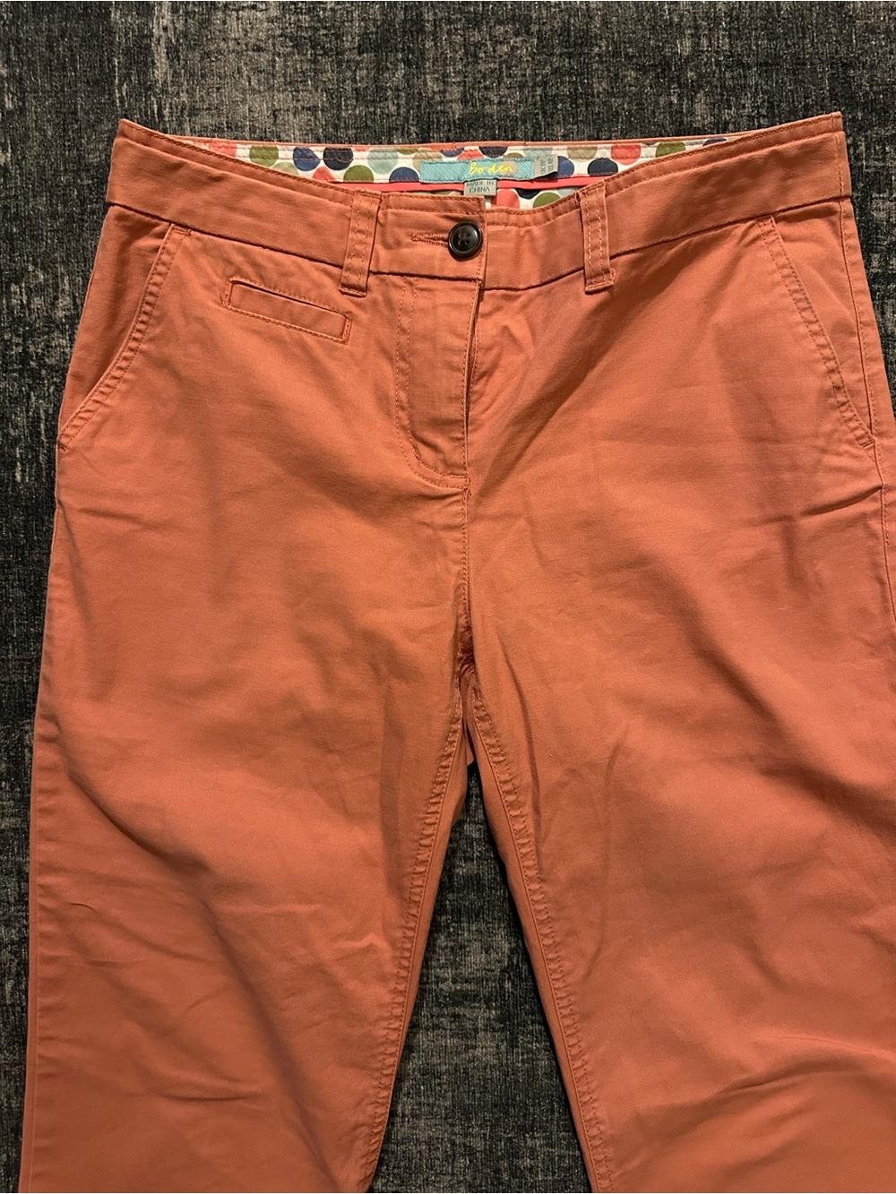Boden Coral Straight-Leg Pants